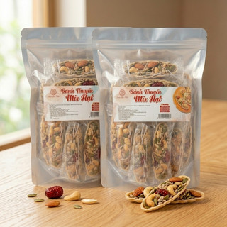 Bánh Thuyền Mix Hạt Giàu Dinh Dưỡng 1 Kg – Snack Healthy Ăn Là Ghiền