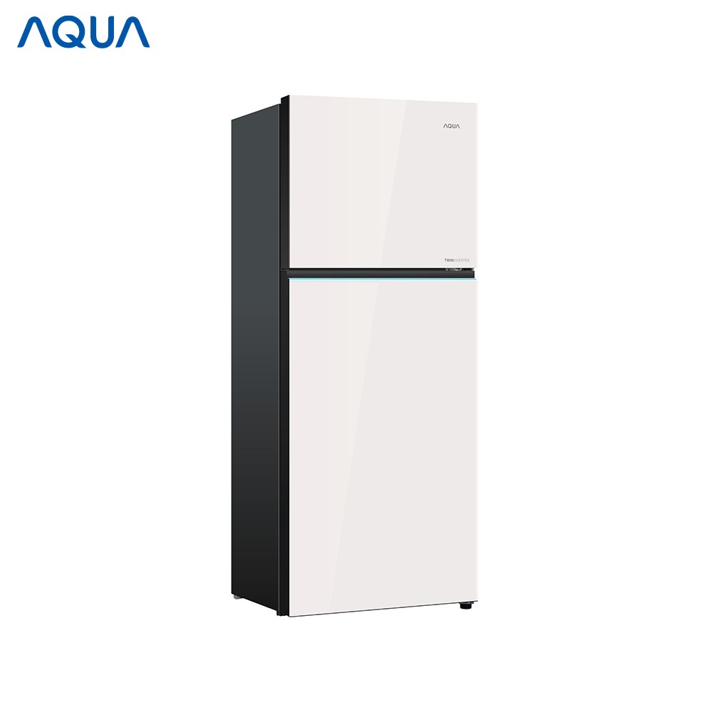 [Võ Hà Linh x AQUA] Tủ lạnh AQUA Inverter 455 Lít AQR-TM5780FA(GC) - Mặt gương trắng kem - Bảo hành 2 năm - Freeship