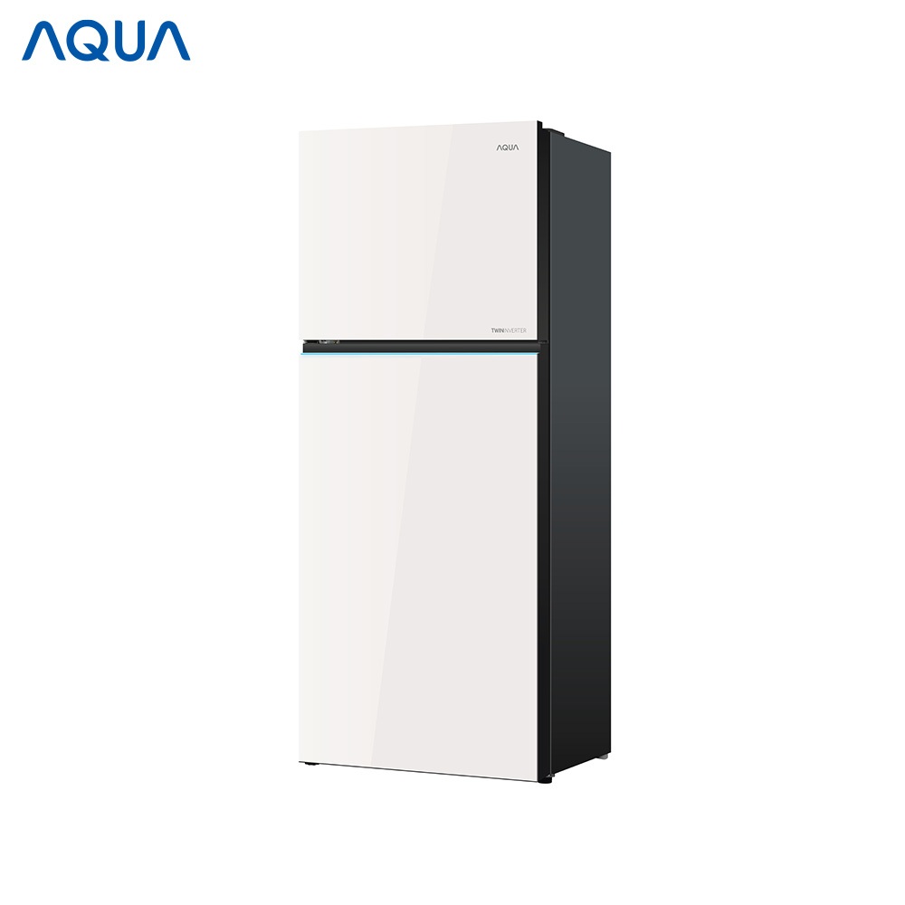 [Võ Hà Linh x AQUA] Tủ lạnh AQUA Inverter 455 Lít AQR-TM5780FA(GC) - Mặt gương trắng kem - Bảo hành 2 năm - Freeship