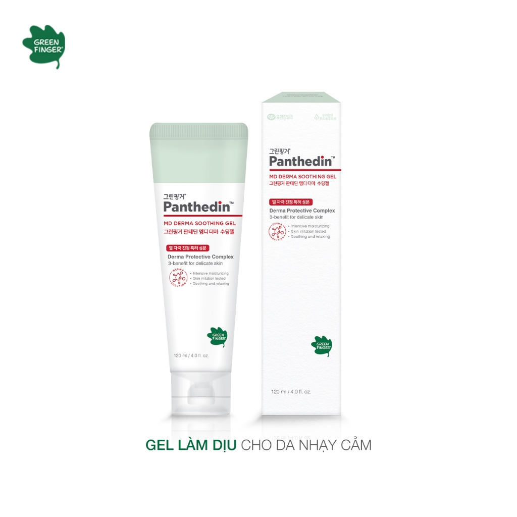 Gel dưỡng ẩm GreenFinger Panthedin 120ml Dịu Nhẹ, Bảo Vệ Làn Da Bé Yêu