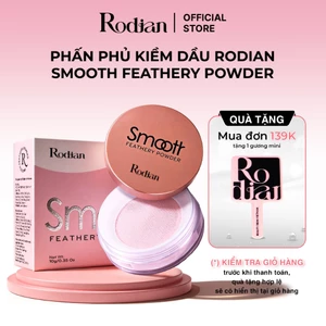 Phấn Phủ Kiềm Dầu Rodian Smooth Feathery Powder Chống Nước Và Che Phủ Bóng Dầu Cho Mặt 10g