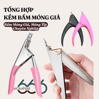 Kềm Bấm Móng Giả Cao Cấp Inox – Kềm Cắt Tip Nail Đầu Ngang Chuẩn Form, Kềm Cán Nhựa Dễ Dùng, Kềm Lực Mạnh Thegioinail666