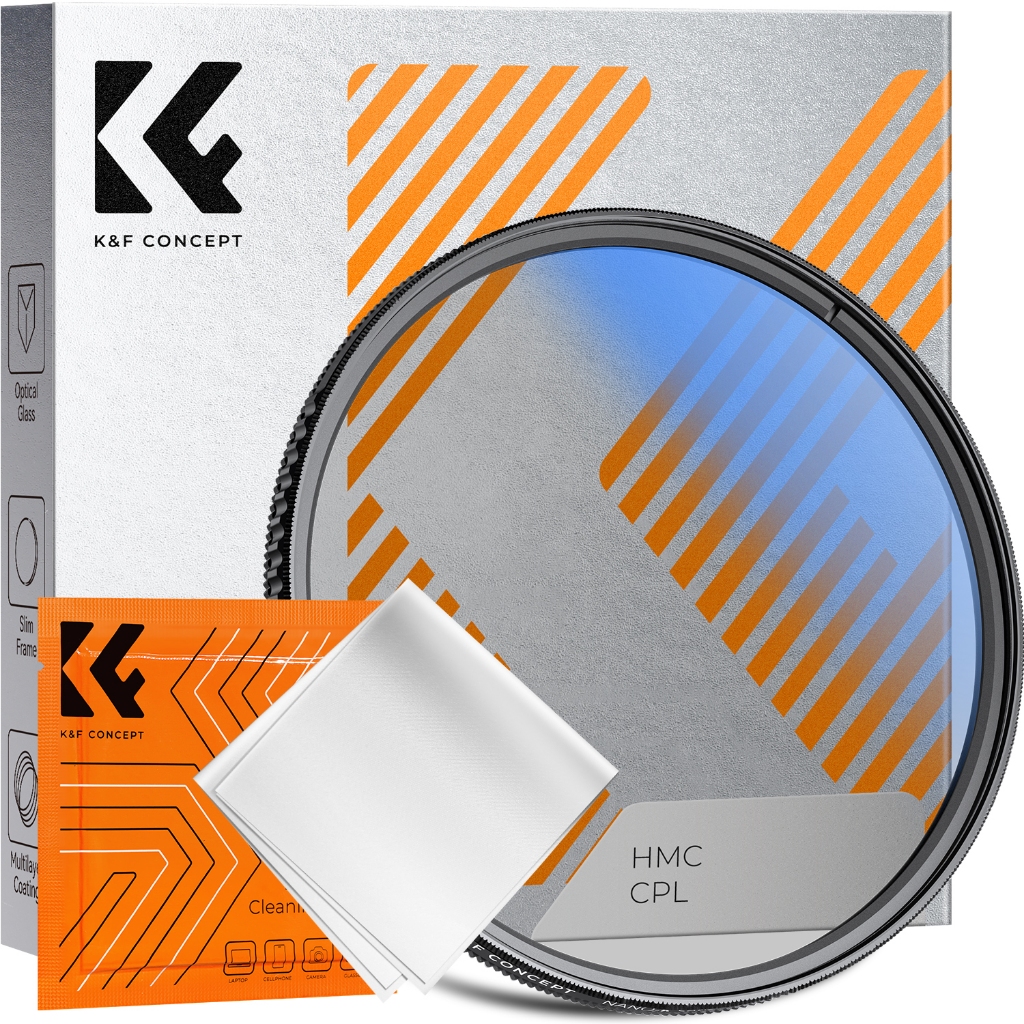 K&F CONCEPT NANO-K CPL Filter Chống Lóa, Khử Phản Xạ, Tăng Độ Bão Hòa Màu & Tương Phản | BigBuy360 - bigbuy360.vn