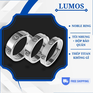 Titanium Steel Couple Rings by Lumos Accessories