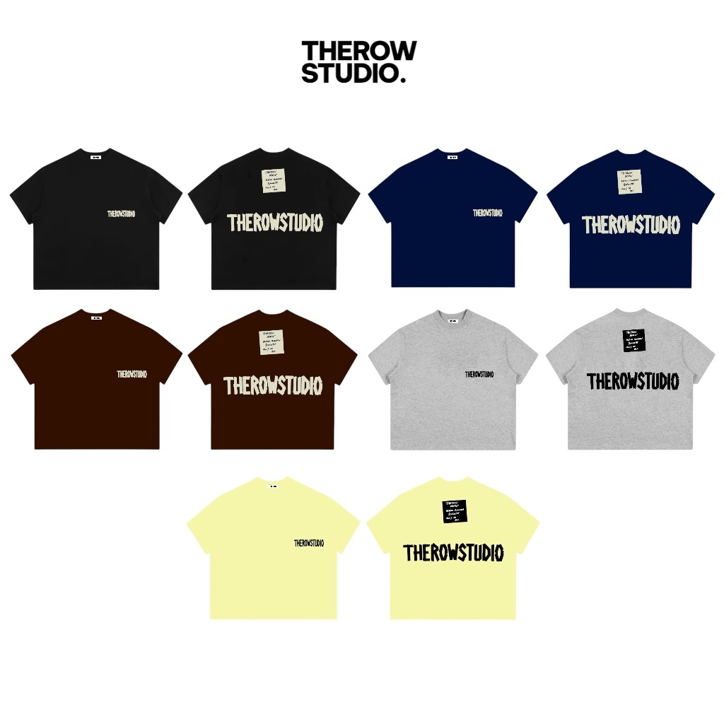 [MỚI] TR7 THEROW Áo Thun Tay Ngắn Boxy 250gsm Form Rộng Cổ Tròn "SAMPLE" Unisex Nam Nữ Phong Cách Basic Thoải Mái Mùa Hè | BigBuy360 - bigbuy360.vn