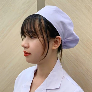 Nón Y Tá, Điều Dưỡng Màu Trắng, Nhiều Màu Vải Kate – Thoáng Mát, Dễ Buộc, Gọn Gàng Khi Làm Việc