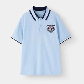 Áo Polo Bé Trai TPS25S006R Wookids | Áo Có Cổ 5-14 Tuổi Cotton Thoáng Mát