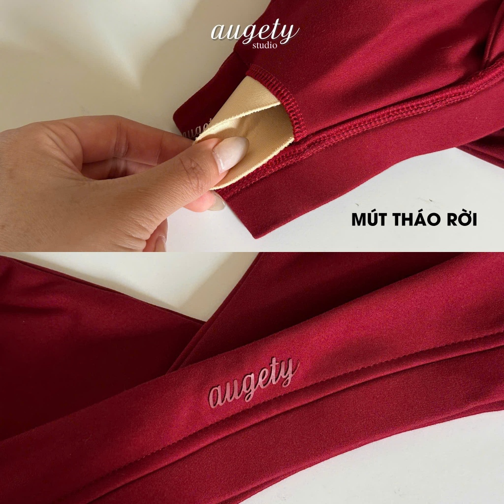 Áo Bra Nữ Gom Ngực Cổ Yếm Có Mút Tháo Rời Augety Studio, MOLLY Halter-Neck Bras