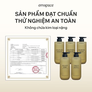 Set 5 sữa tắm hương nước hoa emspace 110ml làm sạch dịu nhẹ, dưỡng da phù hợp đem theo du lịch, đi tập