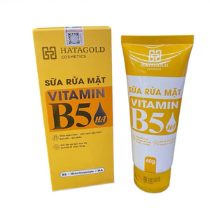 Sữa Rửa Mặt Vitamin B5 HA Hatagold 60g – Làm Sạch Sâu, Ngừa Mụn, Dưỡng Ẩm, Se Khít Lỗ Chân Lông