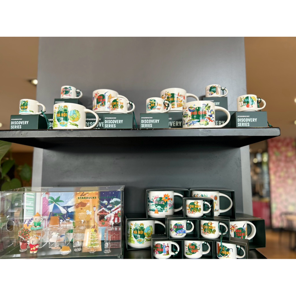 (CÓ SẴN)Ly sứ/binh For here Starbucks Vietnam chính hãng | BigBuy360 - bigbuy360.vn