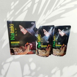 MÀU NHUỘM PHỦ BẠC THẢO DƯỢC NATAKI KHÔNG DÍNH DA ĐẦU 500ML X2