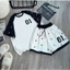 Set Bộ Đồ Raglan In Số 01 Họa Tiết Sao, Bộ Áo Phông Quần Short Form Rộng Mặc Nhà Đi Chơi Phong Cách Streetwear Năng Động