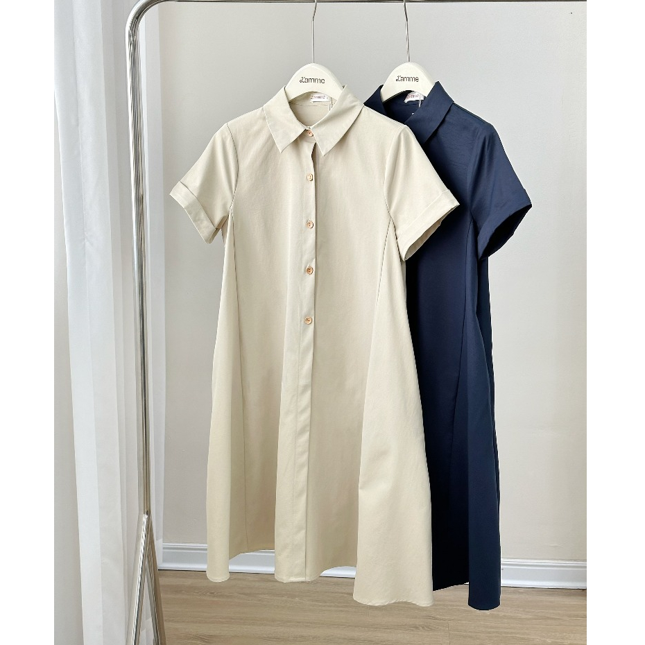 Váy bầu, đầm bầu Classy chất liệu thô lụa mát mịn, thoáng mát thấm hút mồ hôi thiết kế BY L'AMME