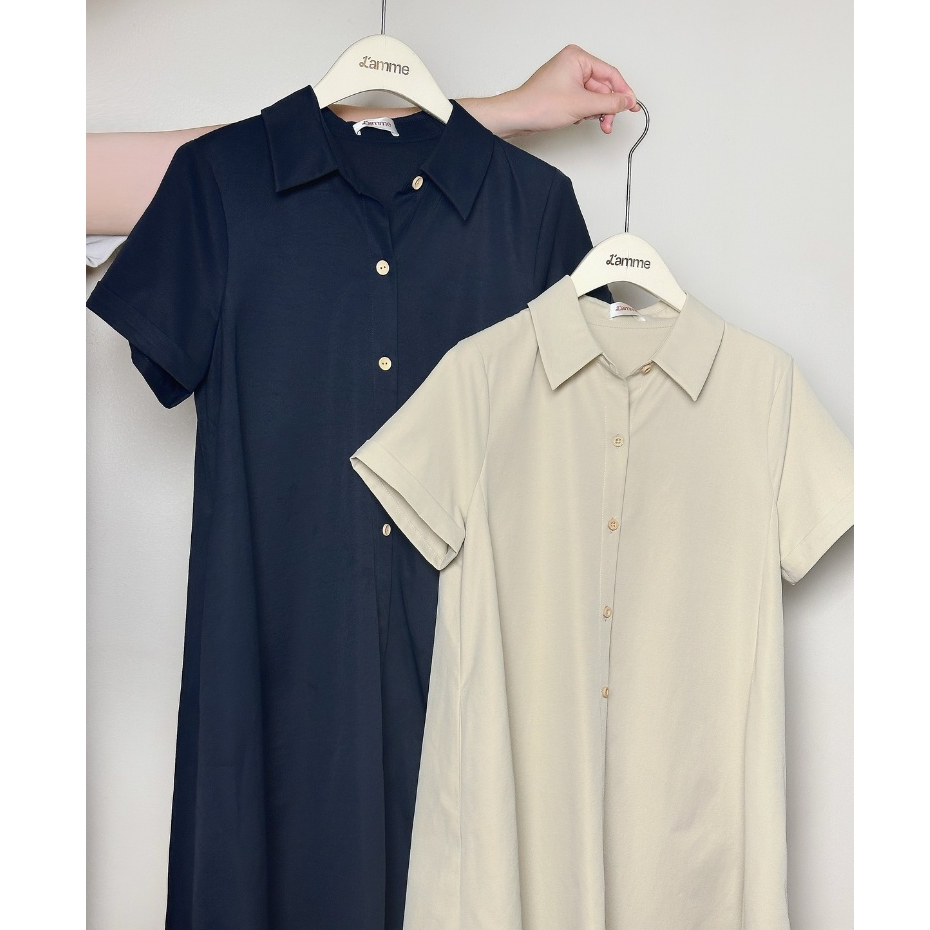 Váy bầu, đầm bầu Classy chất liệu thô lụa mát mịn, thoáng mát thấm hút mồ hôi thiết kế BY L'AMME