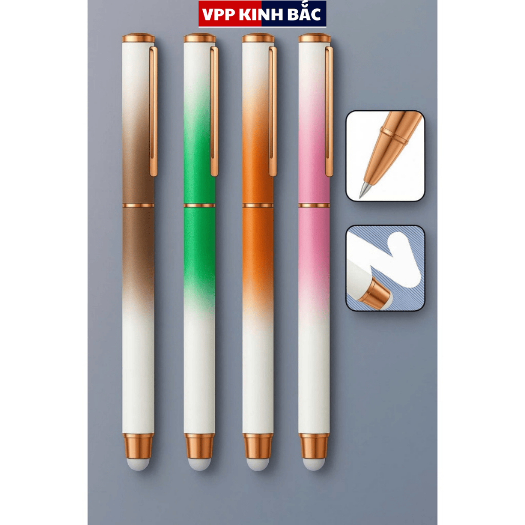 Bút Máy Tẩy Xóa H-01 , Ngòi 0.38mm Viết Êm Trơn Chất Lượng Cao.