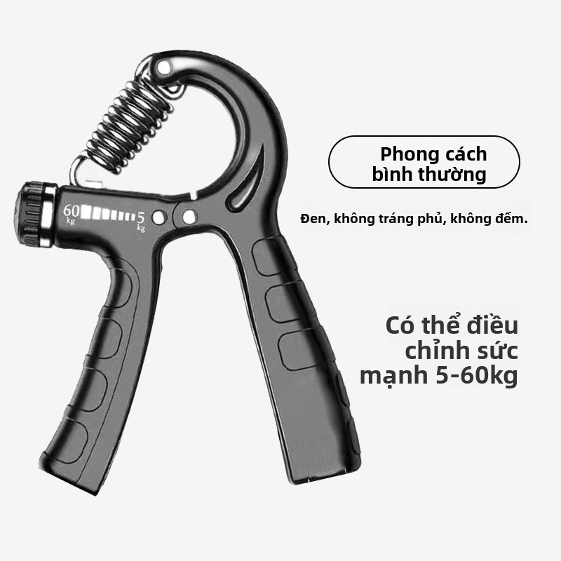 Kìm bóp tay, kìm tập cơ tay, dụng cụ tập gym tại nhà điều chỉnh lực có đếm 10-60kg