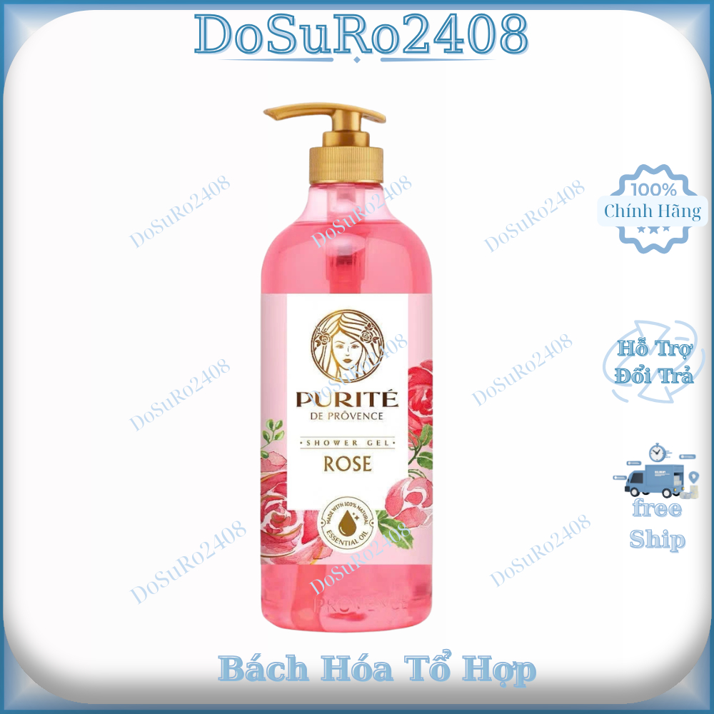 Sữa tắm dưỡng ẩm da Purite hương hoa anh đào 1100ml