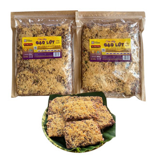 2 túi | Cơm cháy gạo lứt Siêu chà bông giòn rụm - 2 túi 250g | Đồ ăn vặt Snack Foods