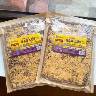 2 túi | Cơm cháy gạo lứt Siêu chà bông giòn rụm - 2 túi 250g | Đồ ăn vặt Snack Foods