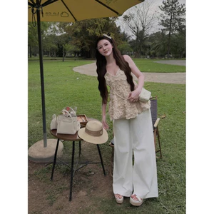 •𝙆𝙞𝙣𝙜𝙨𝙝𝙤𝙥𝙗𝙚𝙖𝙪𝙩𝙮•Áo Ren Cổ Yếm Xinh QC