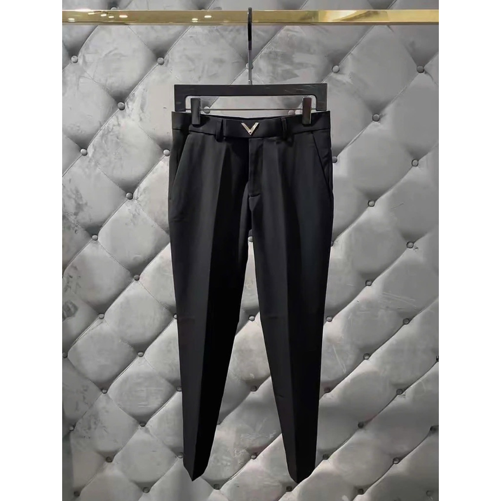 ⚡️[Hight Quality] Quần Âu Nam Nữ \/ Trouser Pants SS26 - Điểm Nhấn Tag Trước Tạo Cảm Giác Sang Trọng Loại 1