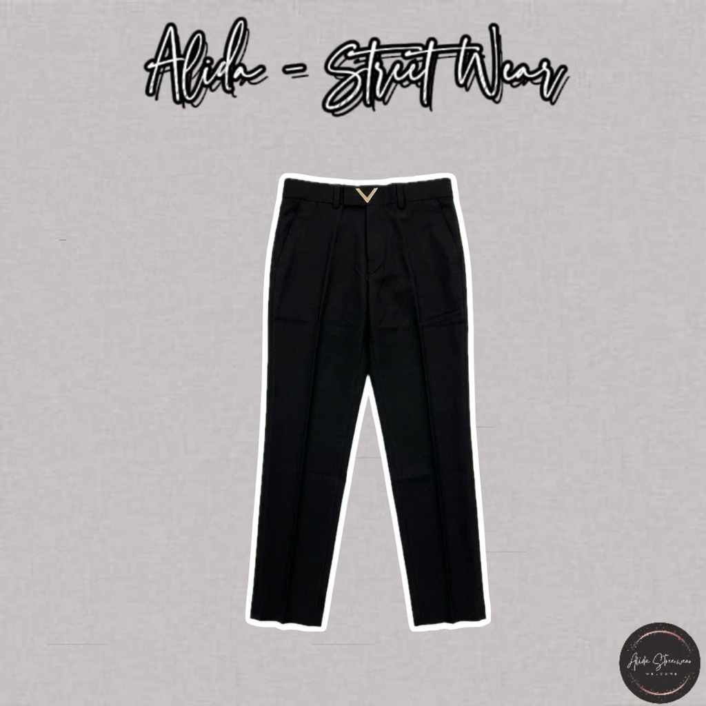 ⚡️[Hight Quality] Quần Âu Nam Nữ \/ Trouser Pants SS26 - Điểm Nhấn Tag Trước Tạo Cảm Giác Sang Trọng Loại 1