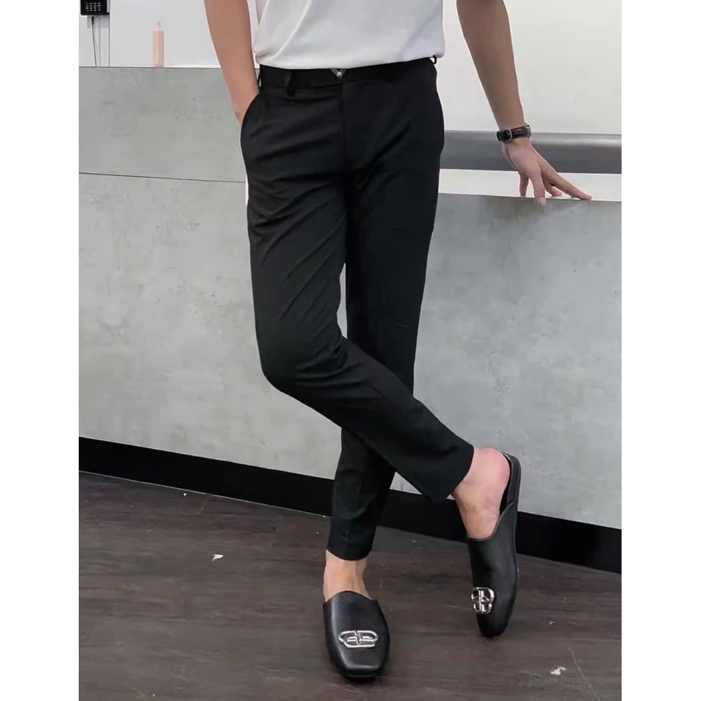 ⚡️[Hight Quality] Quần Âu Nam Nữ \/ Trouser Pants SS26 - Điểm Nhấn Tag Trước Tạo Cảm Giác Sang Trọng Loại 1