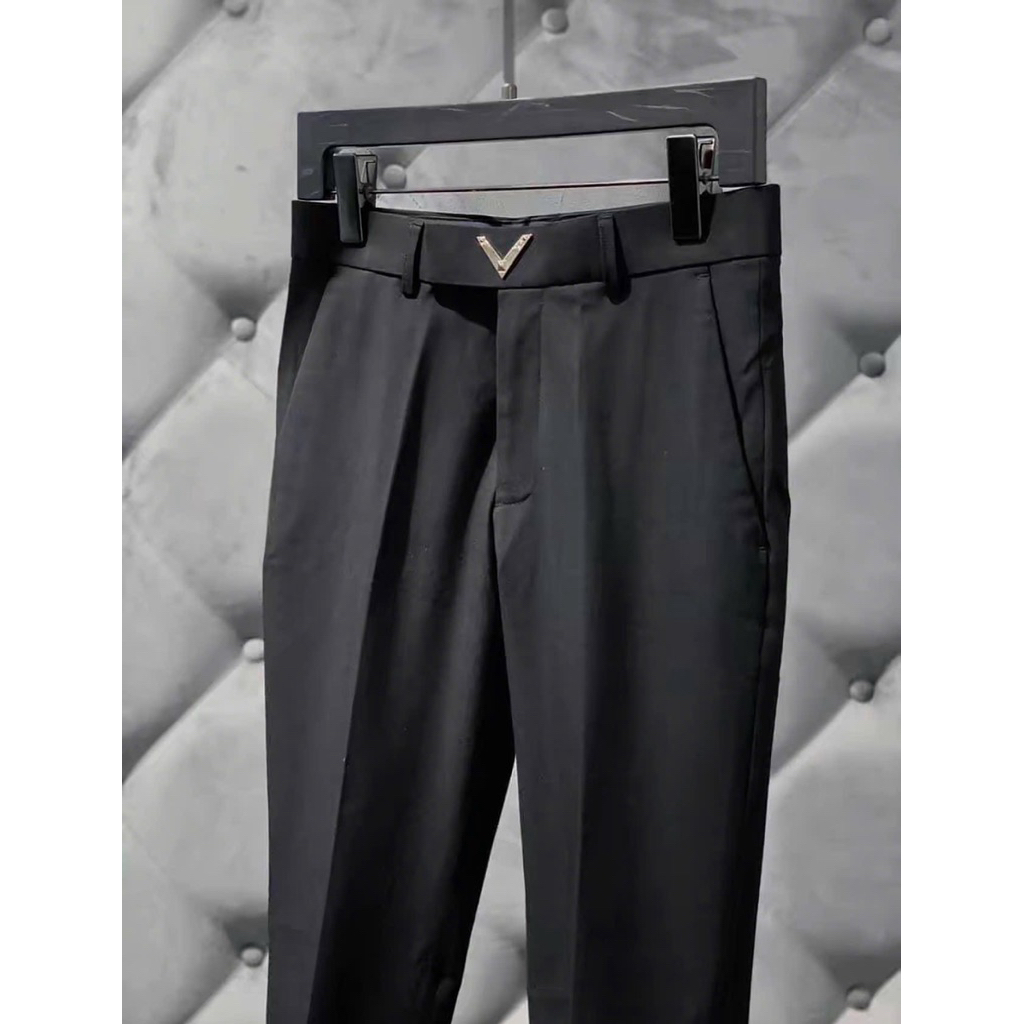 ⚡️[Hight Quality] Quần Âu Nam Nữ \/ Trouser Pants SS26 - Điểm Nhấn Tag Trước Tạo Cảm Giác Sang Trọng Loại 1
