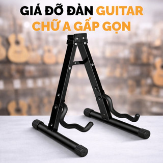 Giá đỡ guitar chữ A gấp gọn - Có chân để sàn chống trượt cho acoustic / classic / electric