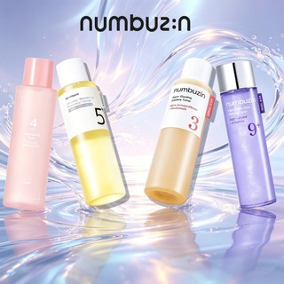 Nước hoa hồng Numbuzin No.3/4/5/9 Toner 200ml dưỡng ẩm, làm sáng da, chống lão hóa, cấp nước, phục hồi da