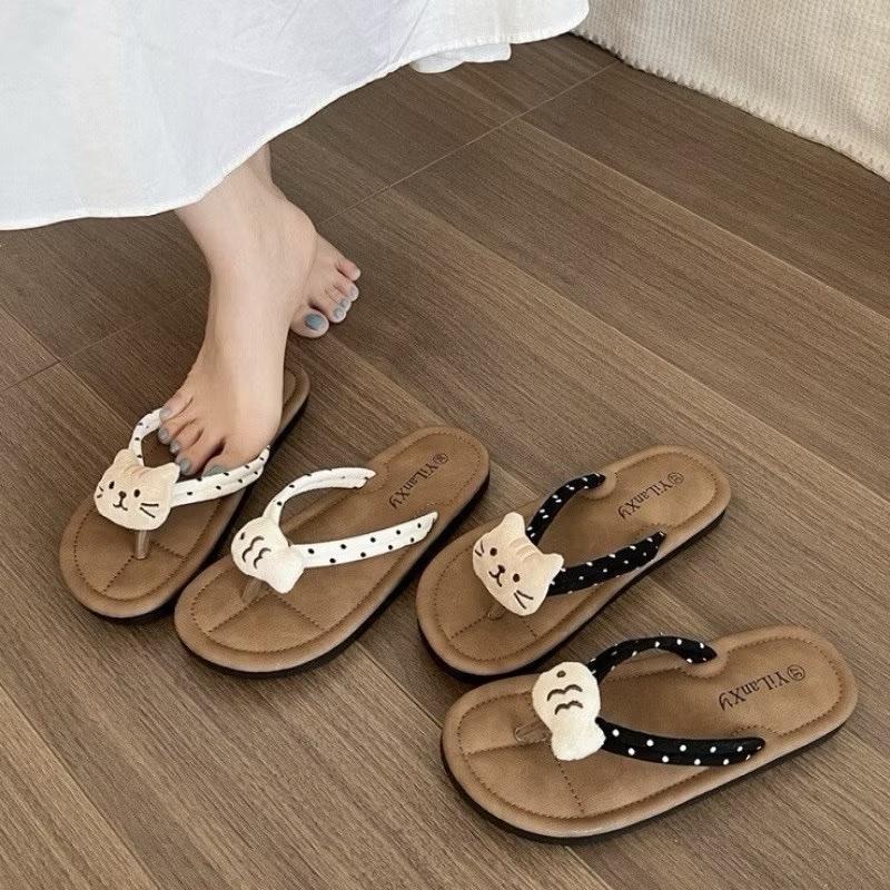 Dép Tông Xỏ Ngón Cá Mèo ,Dễ Thương