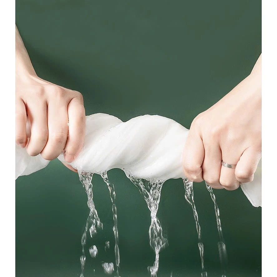 T29_Khăn Tắm Nén Du Lịch Nhanh Khô 70x140cm Hình Cô Gái COTTON