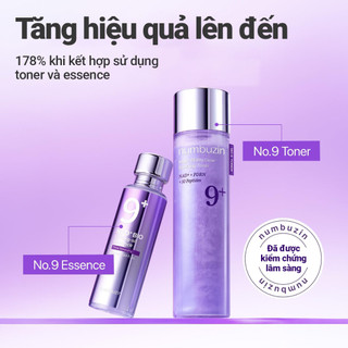 Nước hoa hồng NUMBUZIN chống lão hóa, căng bóng da No.9 Nad+ PDRN Glow Boosting Toner 150ml