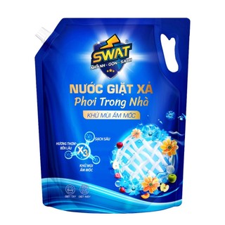 Combo 2 Nước Giặt Xả SWAT Túi 2,2kg Hương Thơm Dịu Nhẹ