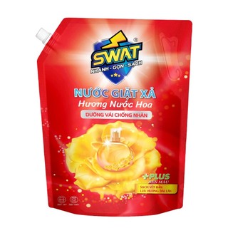 Combo 2 Nước Giặt Xả SWAT Túi 2,2kg Hương Thơm Dịu Nhẹ