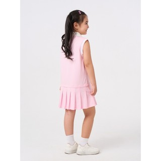 Đầm bé gái YODY váy xếp ly dáng suông, cổ polo, vải cotton thoáng mát GCDR26S002