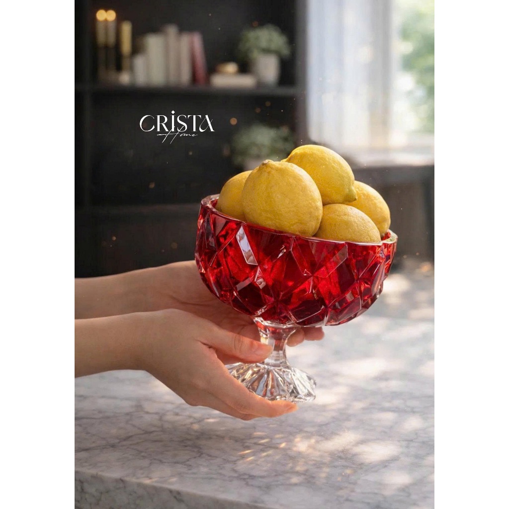 BỘ SƯU TẬP THỦY TINH ĐỎ CARO CRISTA HOME CAO CẤP