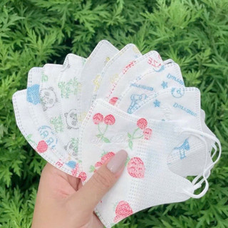Sét 10 chiếc khẩu trang túi zip chống bụi dùng 1 lần cho bé