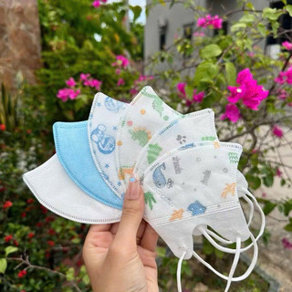 Sét 10 chiếc khẩu trang túi zip chống bụi dùng 1 lần cho bé