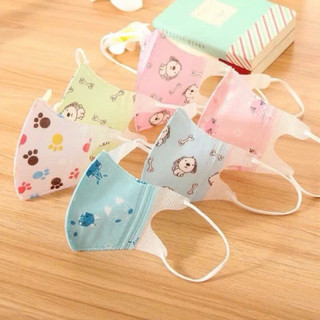 Sét 10 chiếc khẩu trang túi zip chống bụi dùng 1 lần cho bé