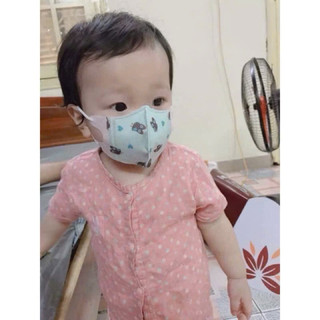 Sét 10 chiếc khẩu trang túi zip chống bụi dùng 1 lần cho bé