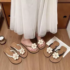 Dép Tông Xỏ Ngón Đính Hoa,Thời Trang Mùa Hè