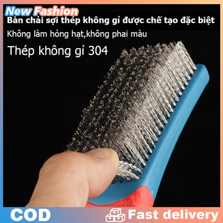 Bàn Chải Sắt Inox Bàn Chải Vệ Sinh Loại Bỏ Gỉ Sét nhựa hoàn hảo để loại bỏ rỉ sét, xỉ hàn, bụi bẩn và sơn