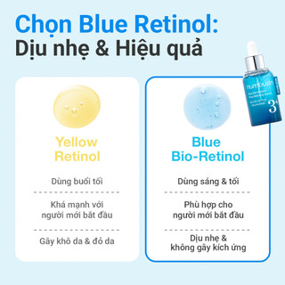 Tinh chất chống lão hoá NUMBUZIN No.3 Blue Bio-Retinol Pore Refining Serum, giảm kích ứng, se khít lỗ chân lông 30ml