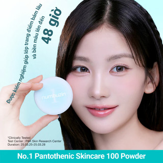 Phấn phủ bột ngày và đêm NUMBUZIN kiềm dầu, giảm viêm, làm dịu No.1 Pantothenic Skincare 100 Blur Powder 7g