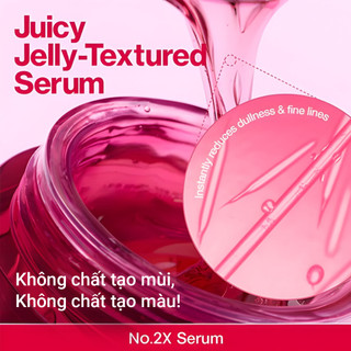Tinh chất gấp đôi căng bóng NUMBUZIN No.2 Rose PDRN Collagen 2X Plumping Serum, tăng độ đàn hồi, phục hồi da 30ml