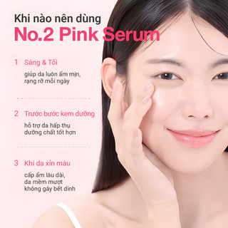 Tinh chất căng bóng NUMBUZIN No.2 Rose PDRN Collagen Plumping Serum, tăng độ đàn hồi, phục hồi da 30ml