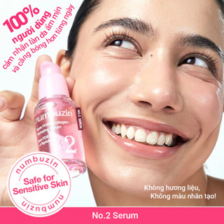 Tinh chất căng bóng NUMBUZIN No.2 Rose PDRN Collagen Plumping Serum, tăng độ đàn hồi, phục hồi da 30ml