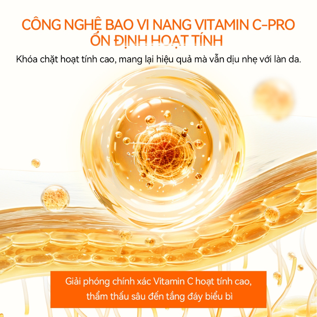 LANBENA Serum  Vitamin C Niacinamide (15ml30ml) -Dưỡng Sáng Mờ Thâm Sạm Trẻ Hóa Da Dưỡng Ẩm, Đều Màu Da